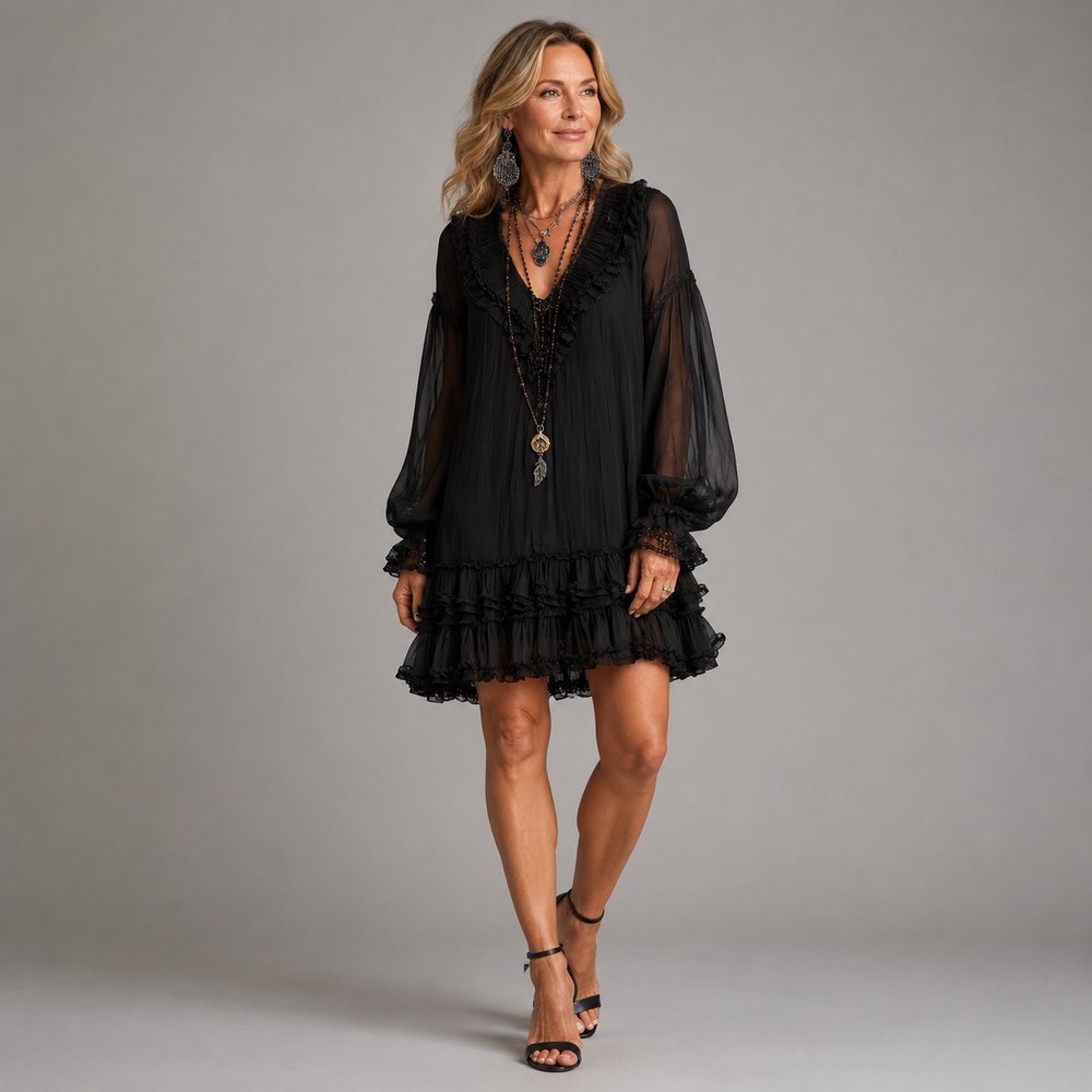 Oriella - Vestido Curto Feminino