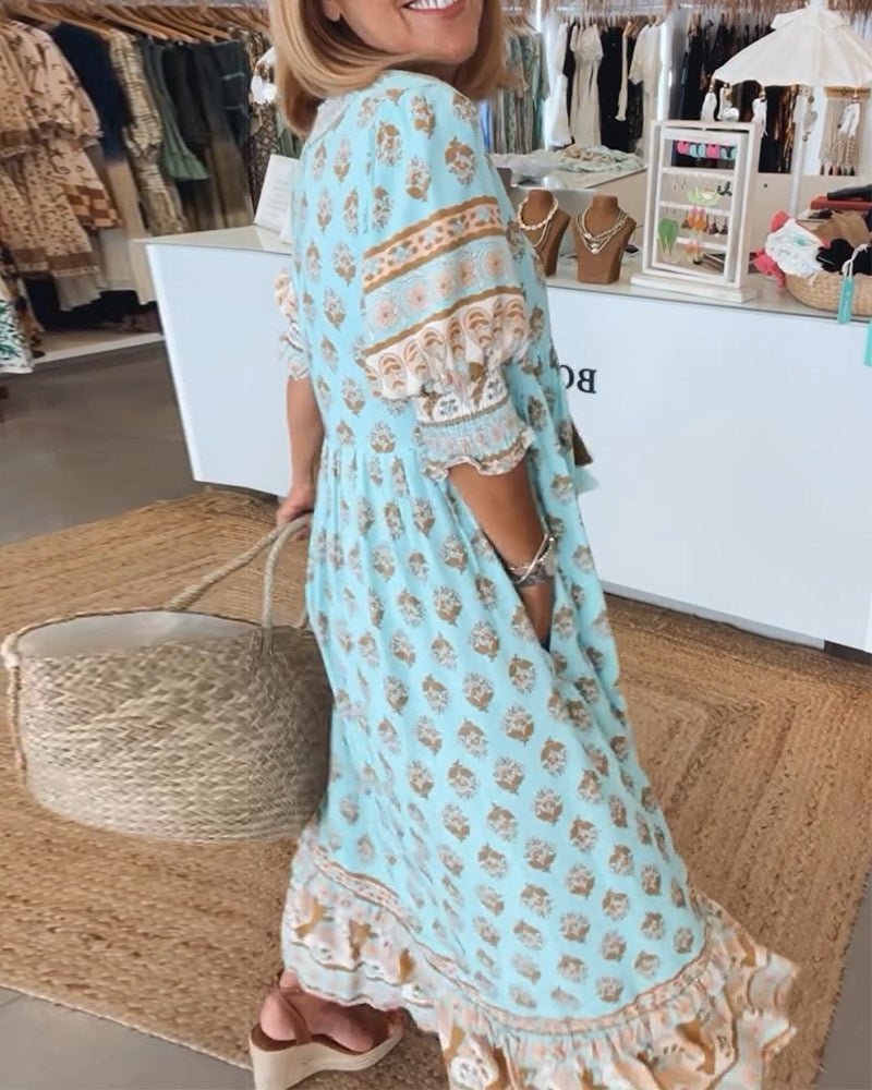 Rosangela - Vestido Midi Floral