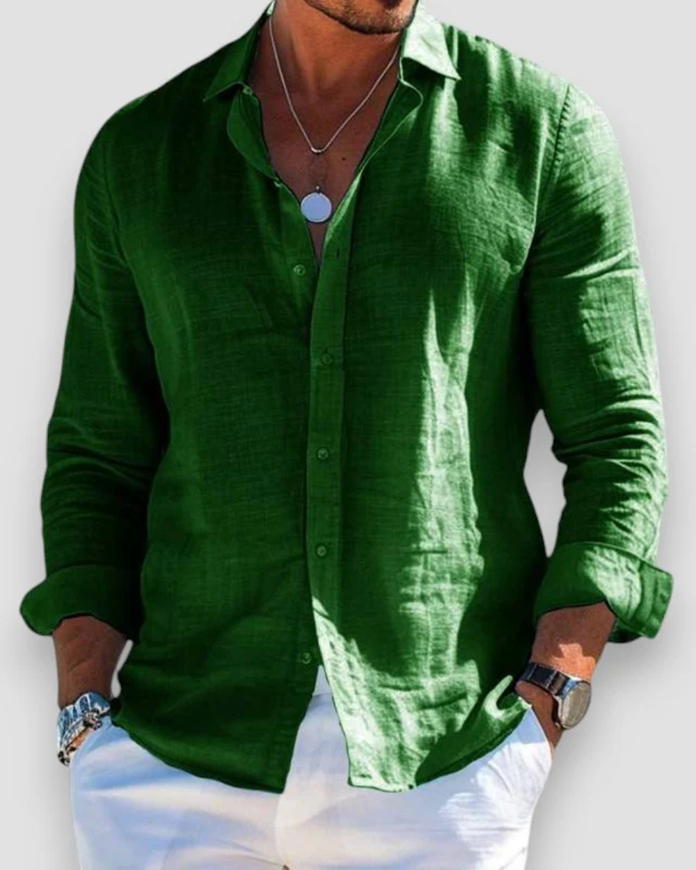 Honório - Camisa Masculina Manga Longa