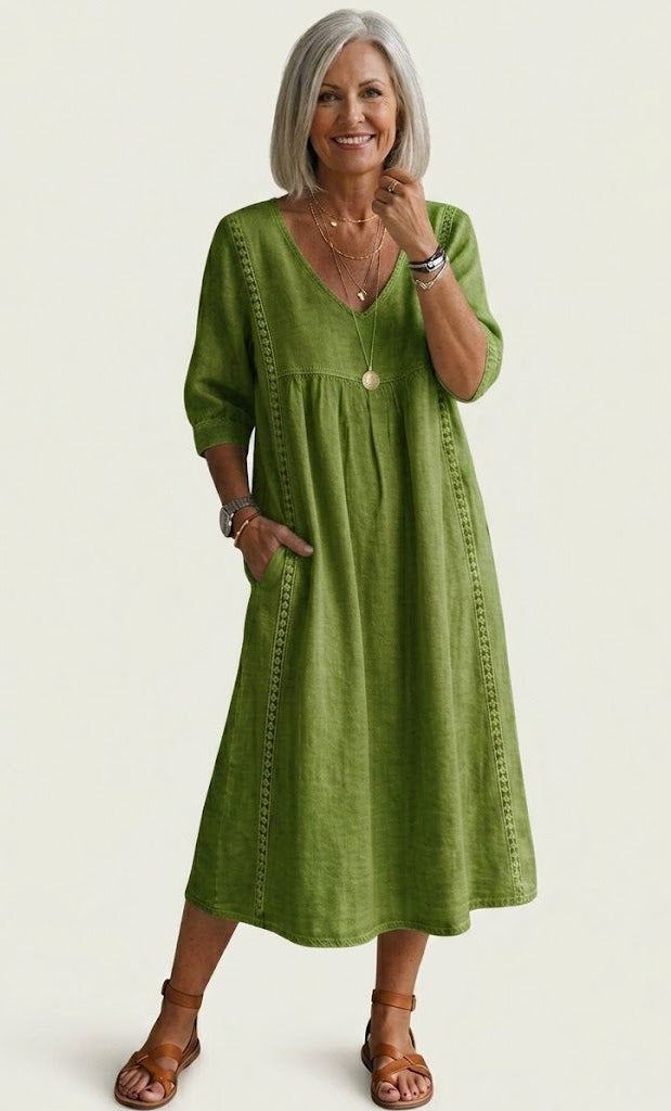 Juliette - Vestido Longo Evasê Elegante