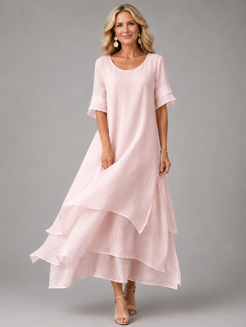 Liora - Vestido Longo Fluido Gracioso
