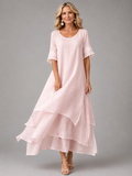 Liora - Vestido Longo Fluido Gracioso