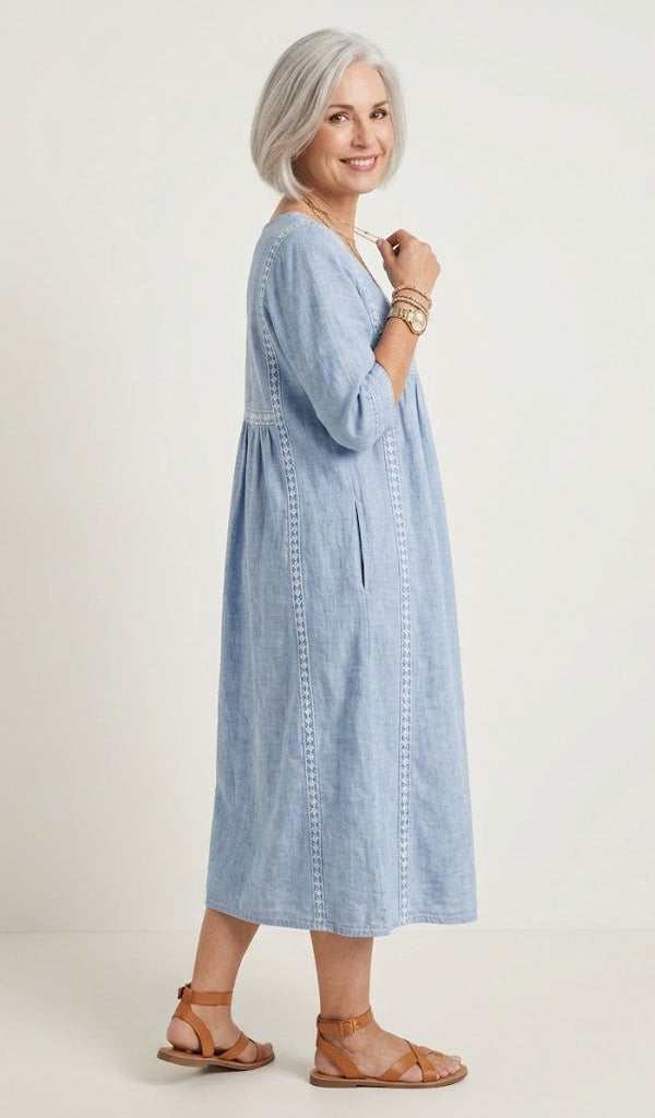 Juliette - Vestido Longo Evasê Elegante