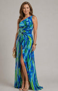 Ester - Vestido Drapeado Vibrante