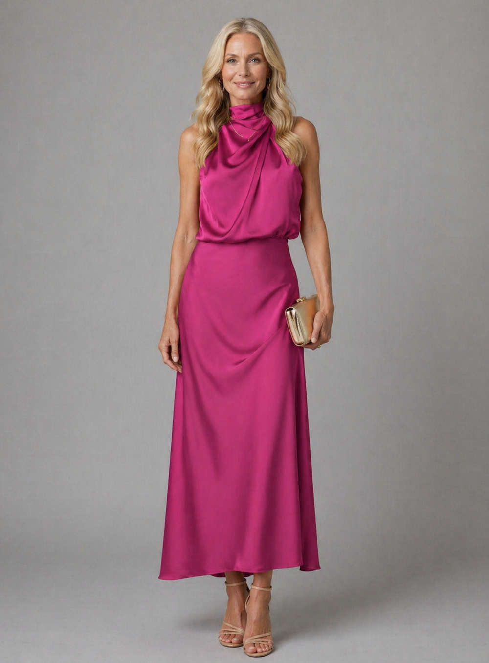 Elisa - Vestido Drapeado
