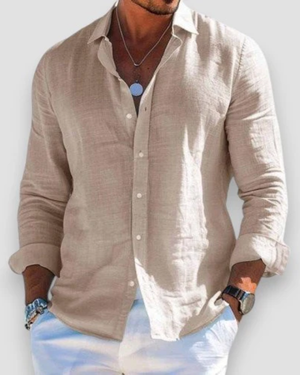 Honório - Camisa Masculina Manga Longa