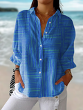 Xênia - Camisa Feminina Listrada