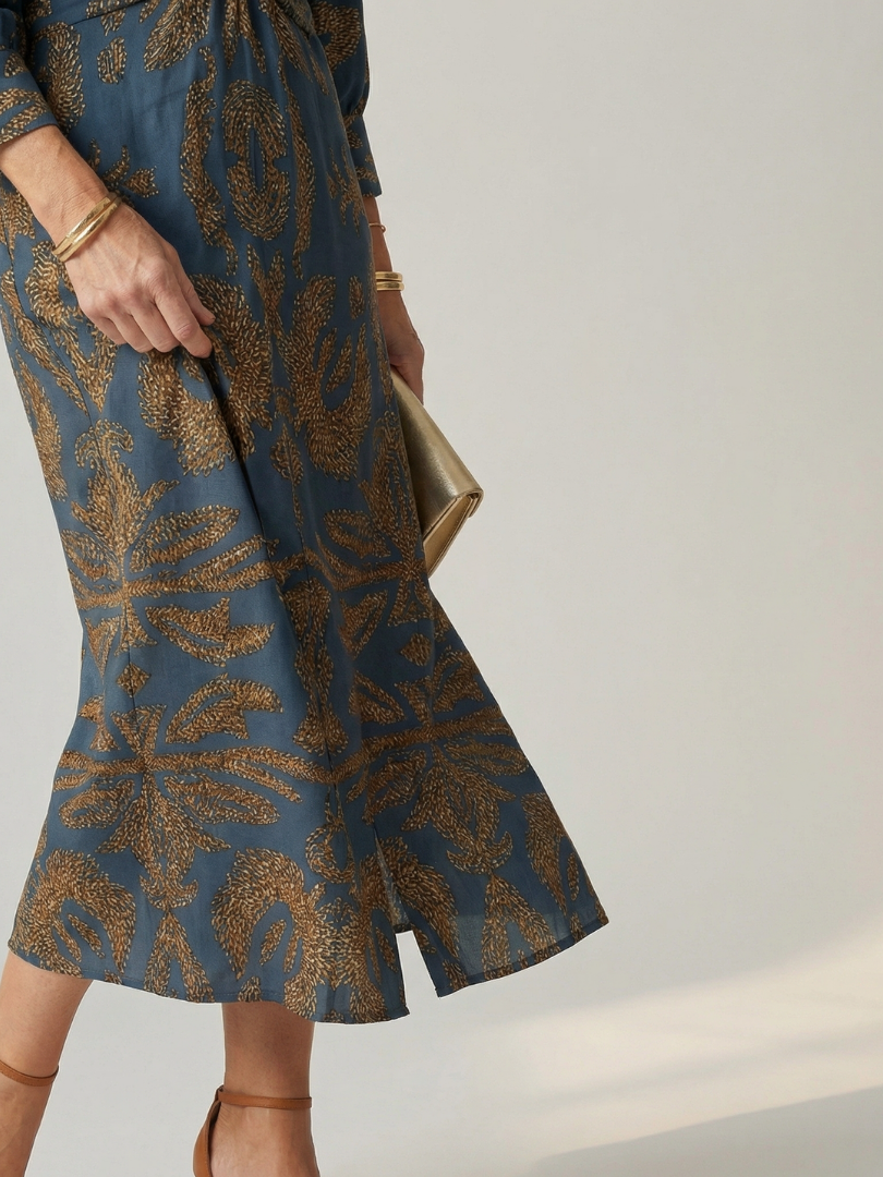 Rafaela - Vestido Midi Envelope Natural