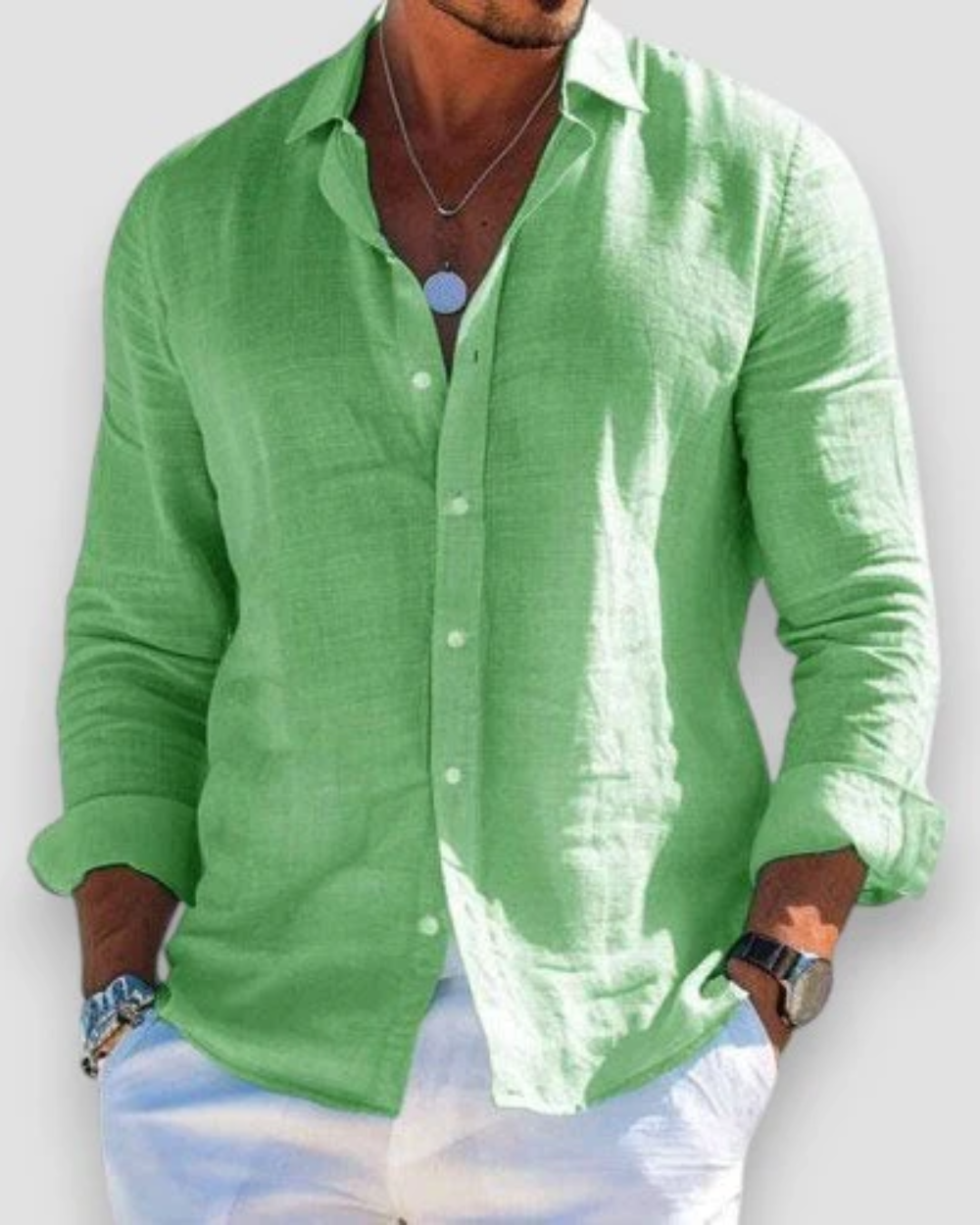 Honório - Camisa Masculina Manga Longa