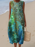 Marta - Vestido Midi Estampa Coral