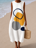 Harper - Vestido Midi Soltinho Sem Mangas