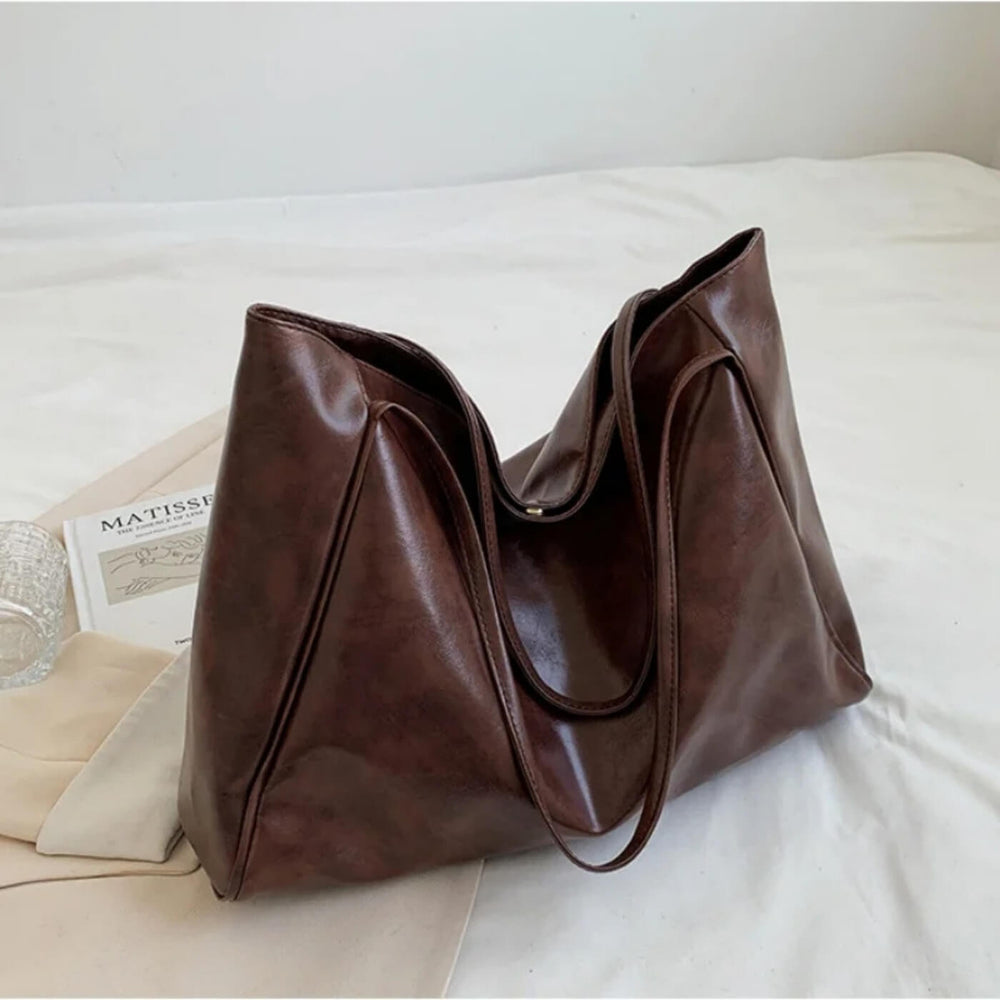 Patrícia - Bolsa Tote Macia com Alças Finas