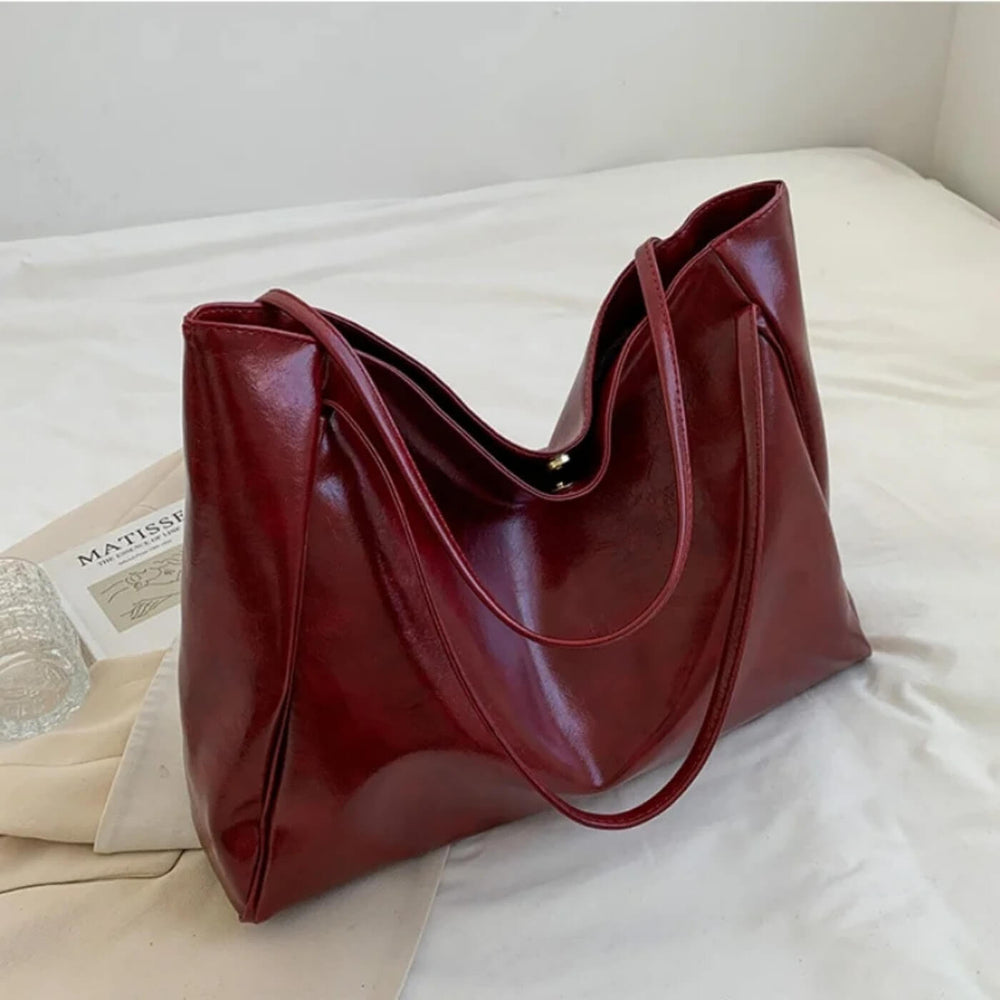 Patrícia - Bolsa Tote Macia com Alças Finas