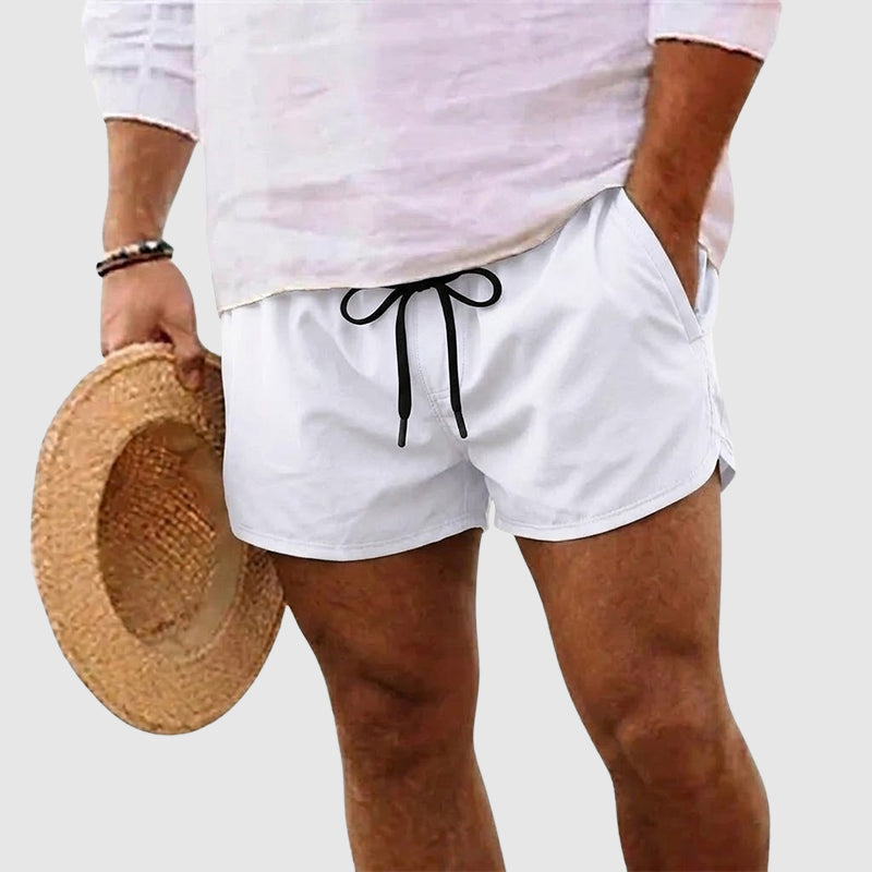Lucindo - Short Masculino com Cordão Secagem Rápida