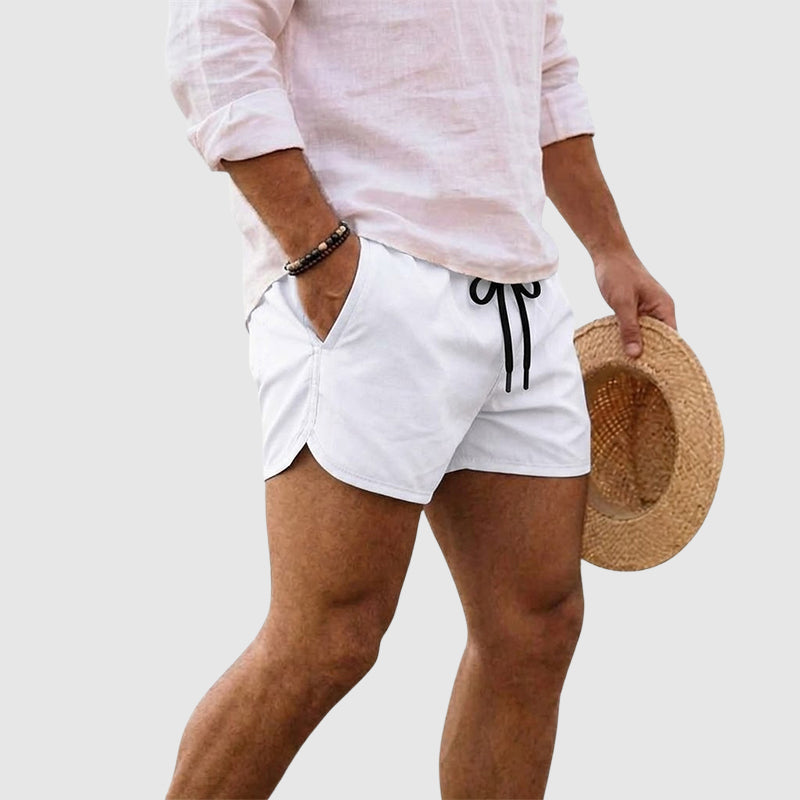 Lucindo - Short Masculino com Cordão Secagem Rápida