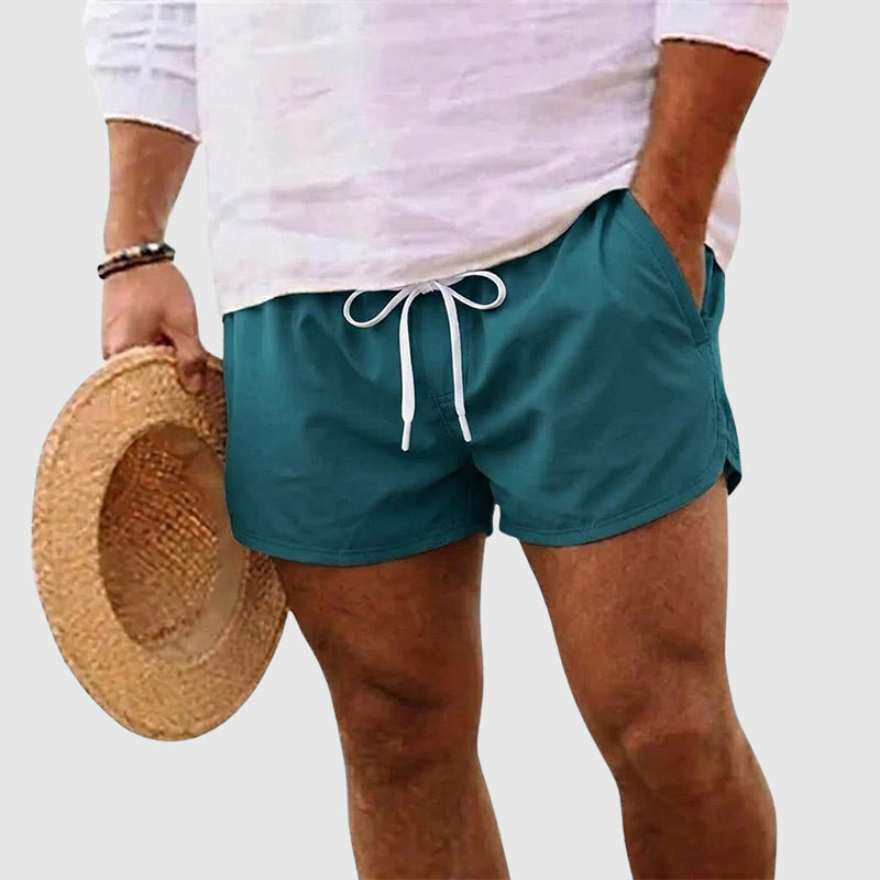 Lucindo - Short Masculino com Cordão Secagem Rápida