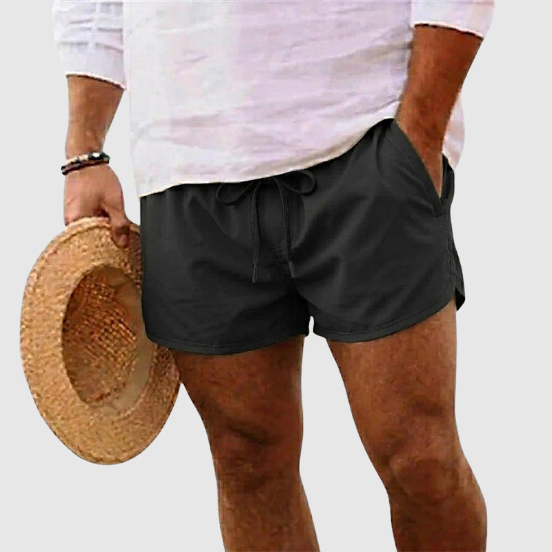 Lucindo - Short Masculino com Cordão Secagem Rápida