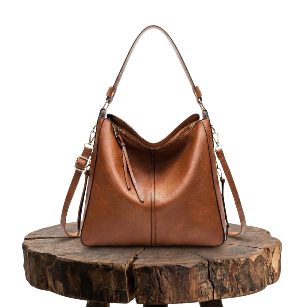 Luciana - Bolsa de Ombro Hobo com Alça Transversal