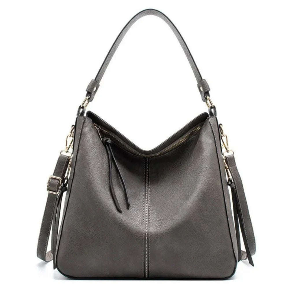 Luciana - Bolsa de Ombro Hobo com Alça Transversal