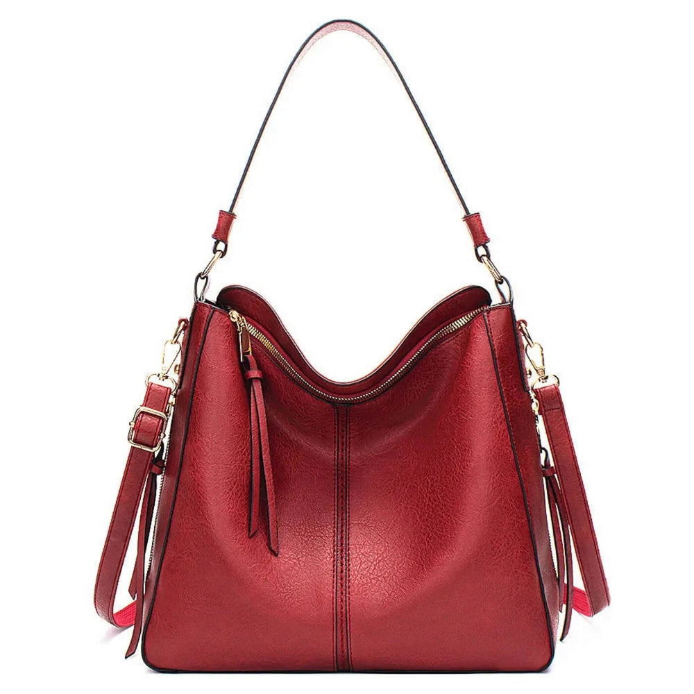 Luciana - Bolsa de Ombro Hobo com Alça Transversal