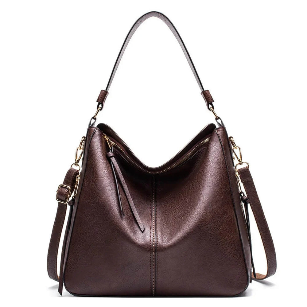 Luciana - Bolsa de Ombro Hobo com Alça Transversal