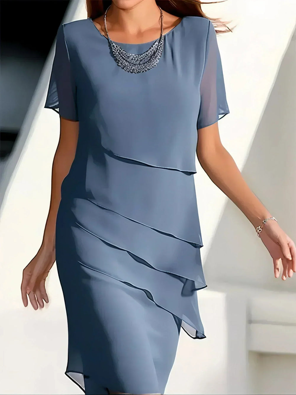Genoveffa - Vestido de Festa Elegante para o Verão
