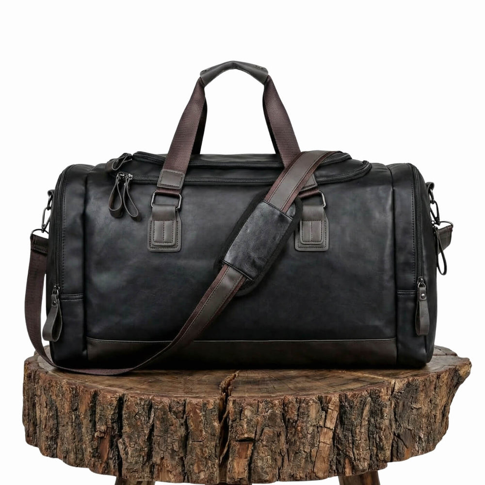 Márcia - Bolsa de Ombro de Viagem com Bolsos Laterais
