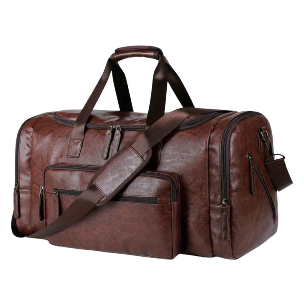 Márcia - Bolsa de Ombro de Viagem com Bolsos Laterais