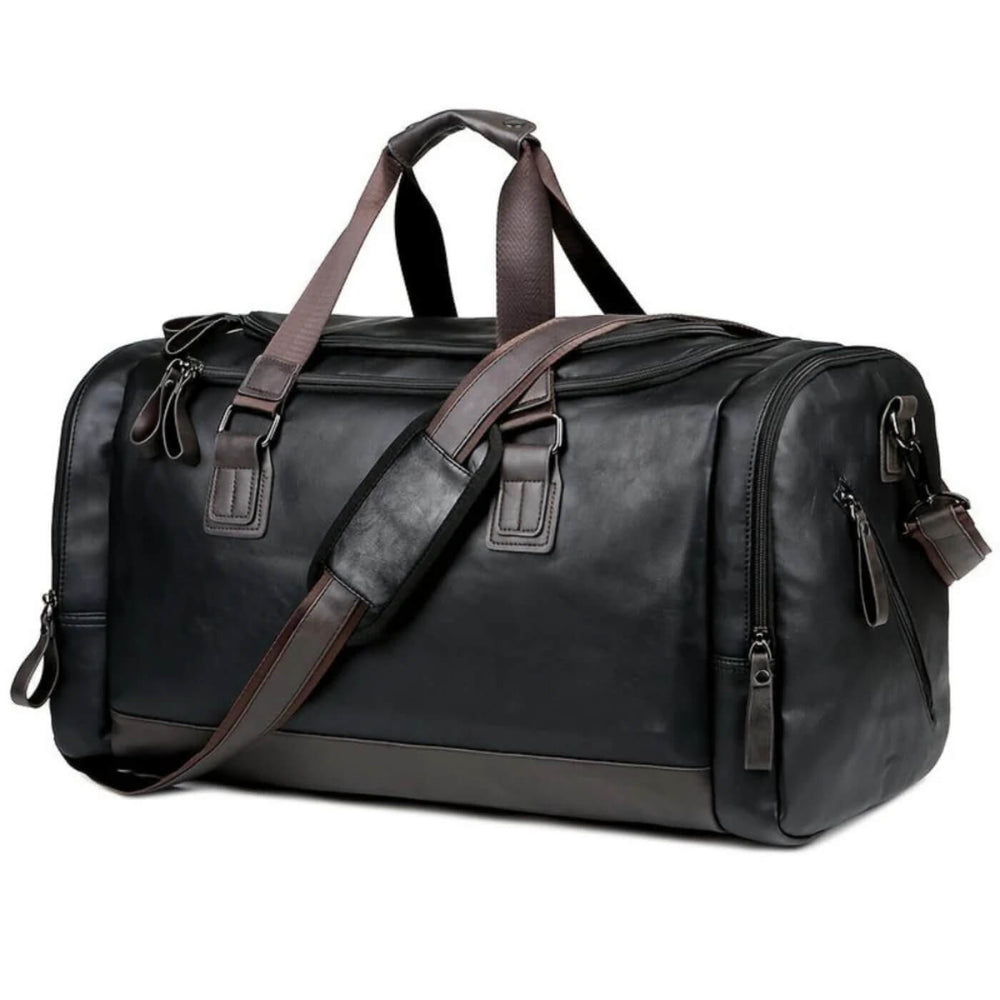 Márcia - Bolsa de Ombro de Viagem com Bolsos Laterais
