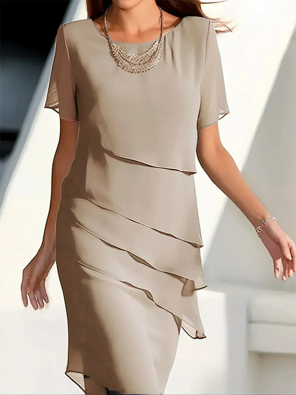Genoveffa - Vestido de Festa Elegante para o Verão