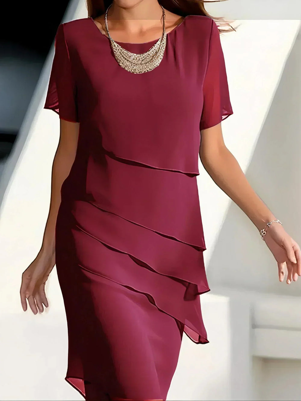 Genoveffa - Vestido de Festa Elegante para o Verão