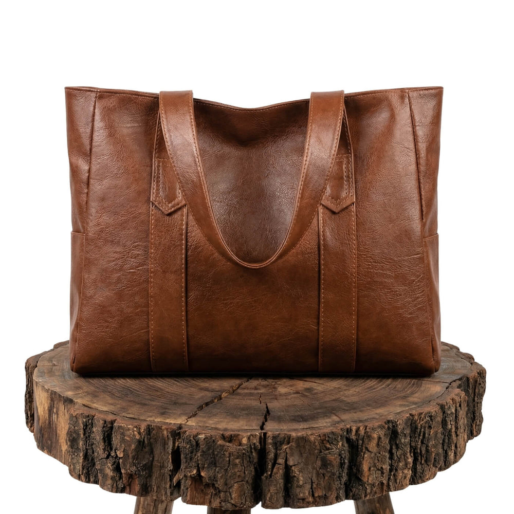 Júlia - Bolsa Tote com Alças Costuradas em V