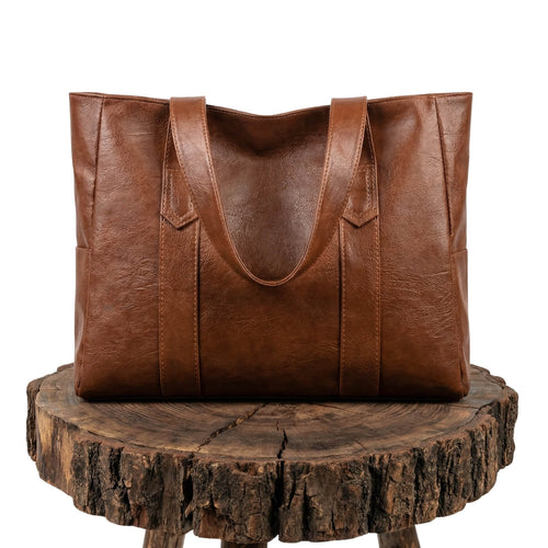 Júlia - Bolsa Tote com Alças Costuradas em V
