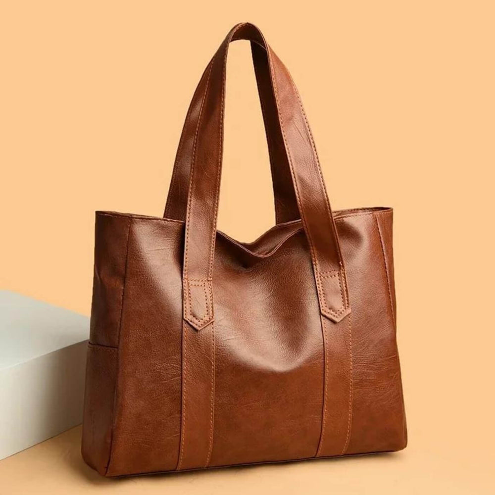 Júlia - Bolsa Tote com Alças Costuradas em V