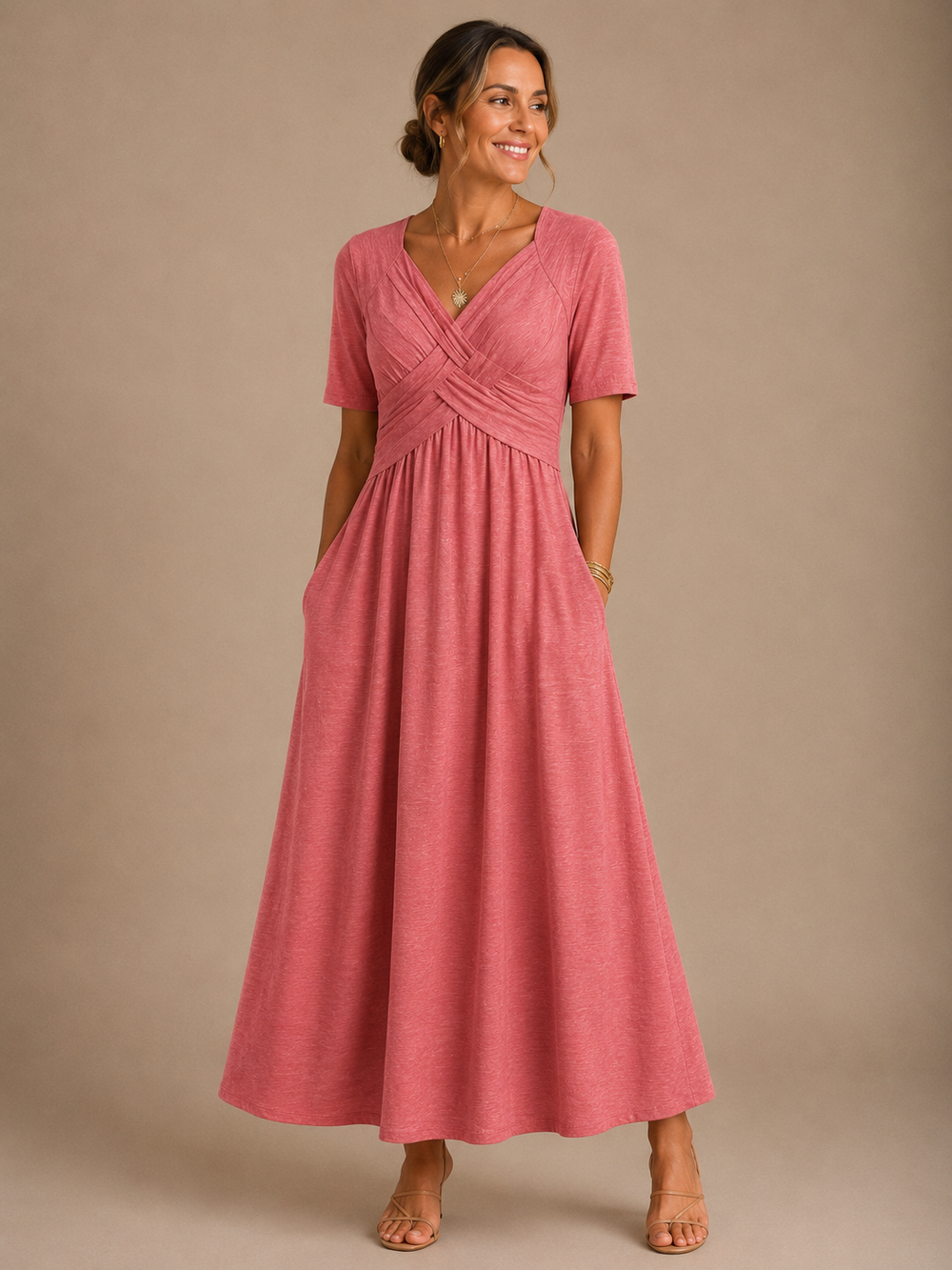 Angeli - Vestido Midi Elegante