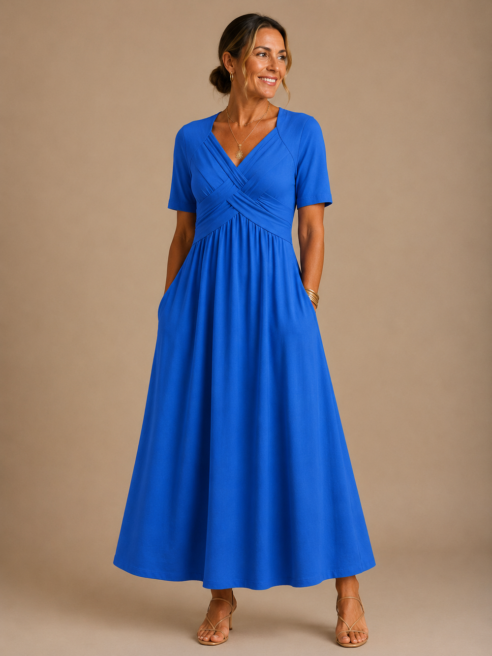 Angeli - Vestido Midi Elegante