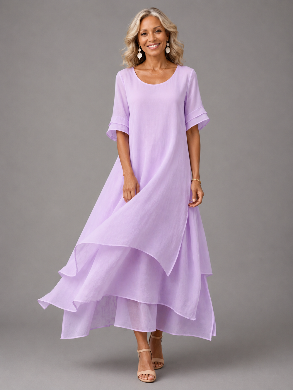 Liora - Vestido Longo Fluido Gracioso
