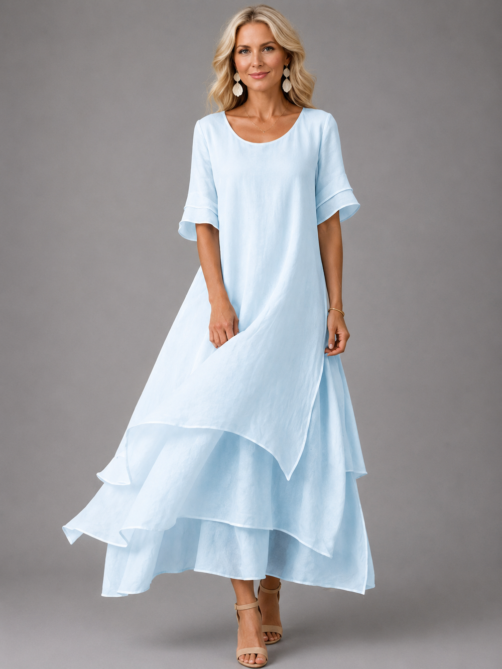 Liora - Vestido Longo Fluido Gracioso