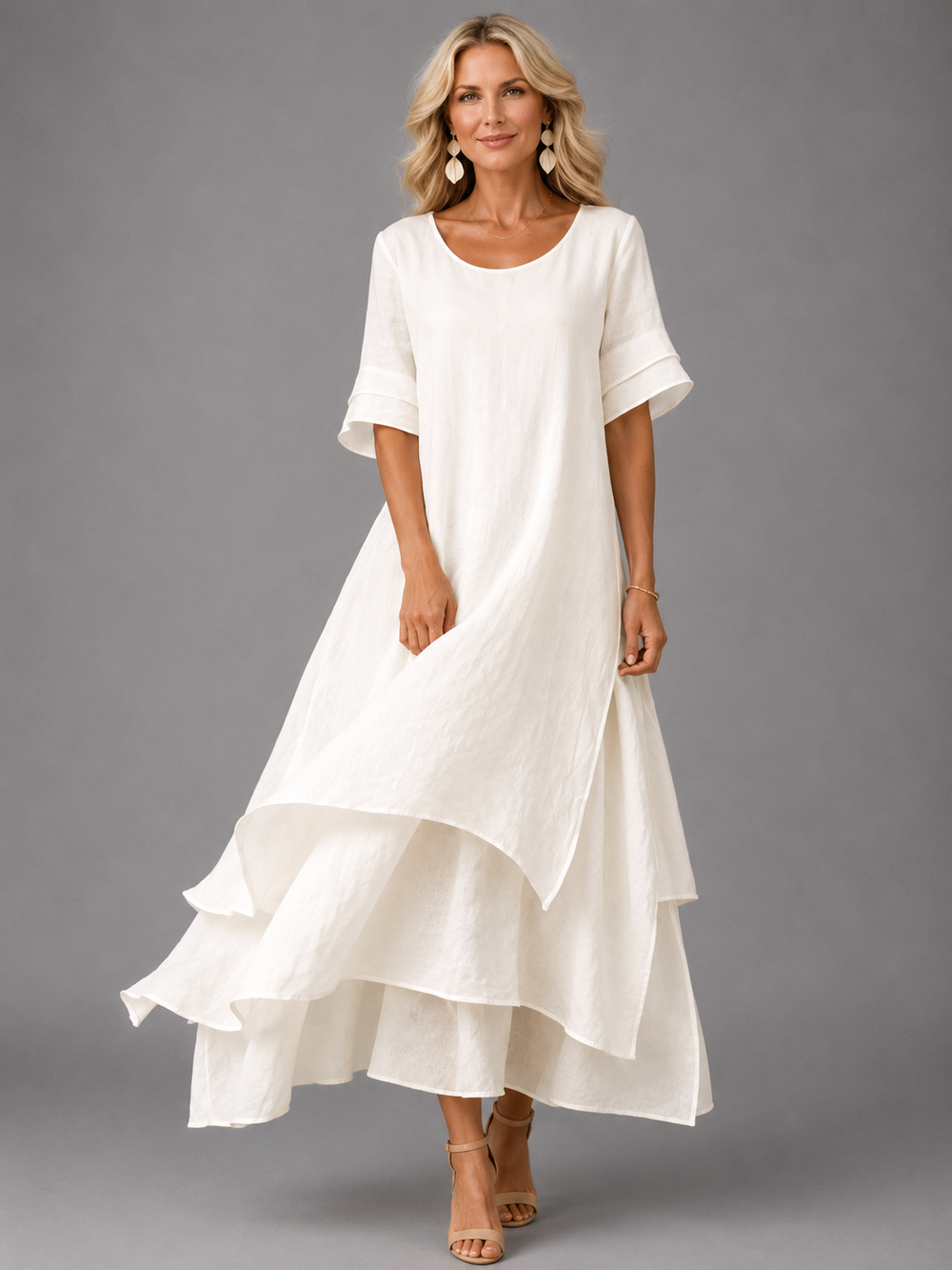 Liora - Vestido Longo Fluido Gracioso