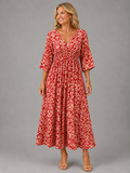 Althea - Vestido Midi Boho Fluido