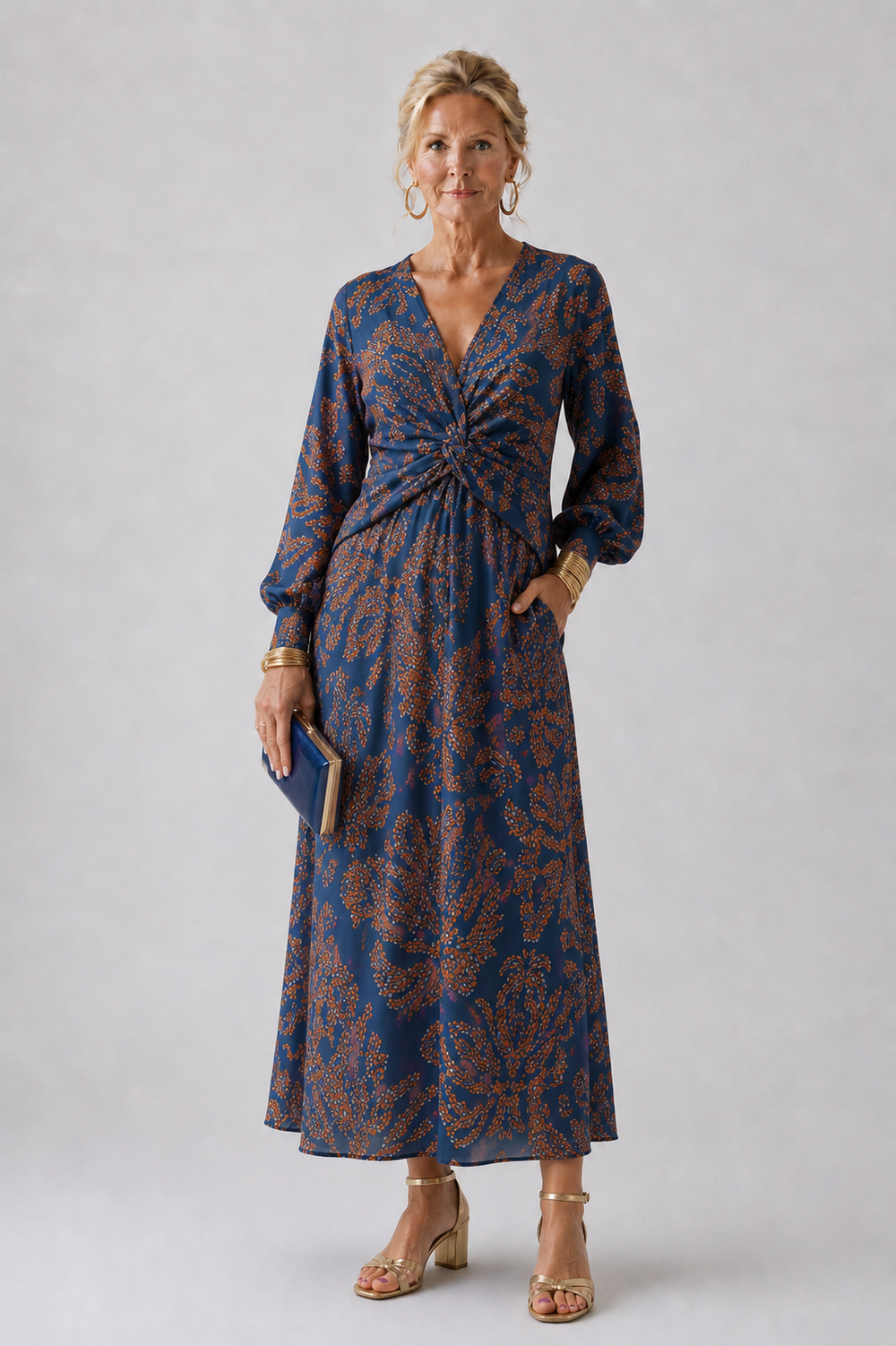 Adriana - Vestido com Estampa Floral