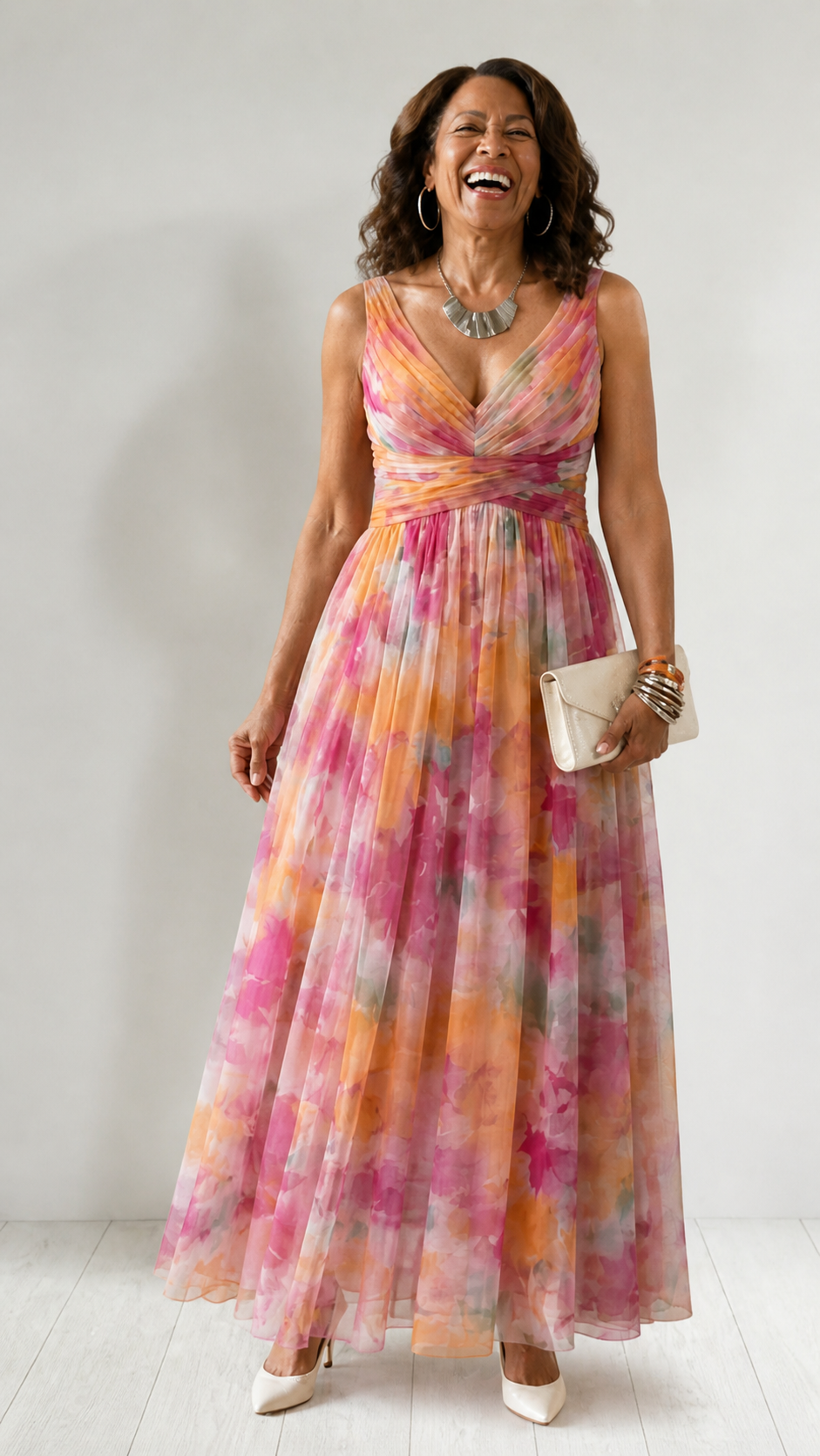 Aurora - Vestido Longo Envelope Suave