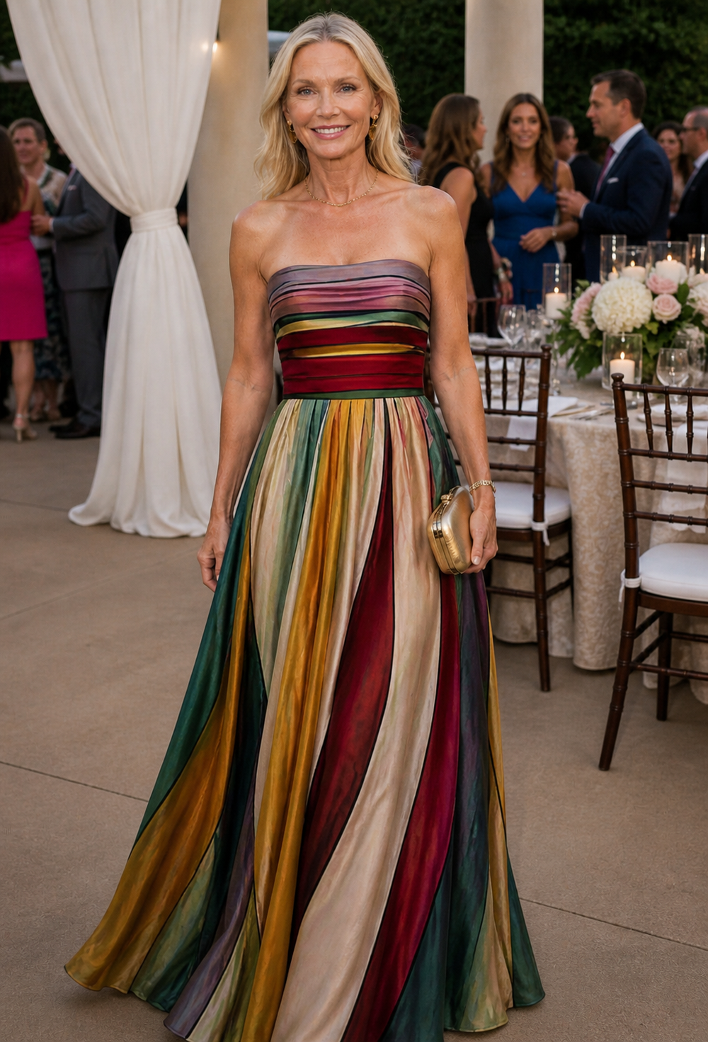 Adriana - Vestido Tomara que Caia Evasê