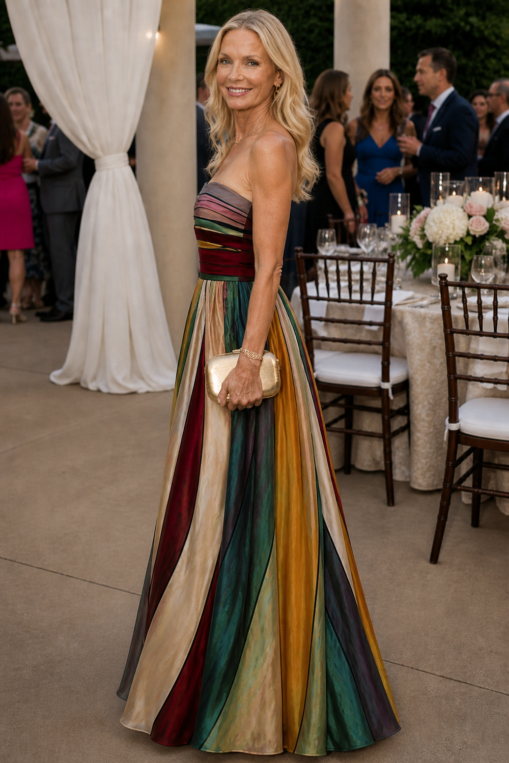 Adriana - Vestido Tomara que Caia Evasê