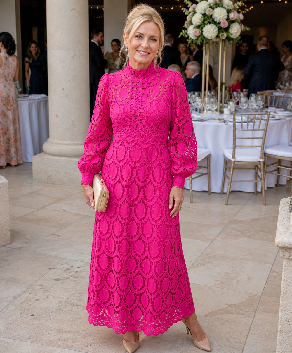 Carolina - Vestido Midi de Renda