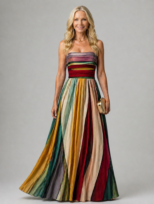 Adriana - Vestido Tomara que Caia Evasê