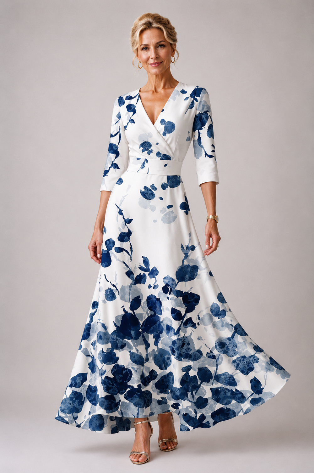 Ysa - Vestido Chique com Estampa Floral