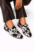 Darcy - Mocassim Penny com Estampa de Vaca
