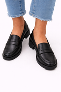 Evana - Mocassim Penny Clássico com Solado Robusto