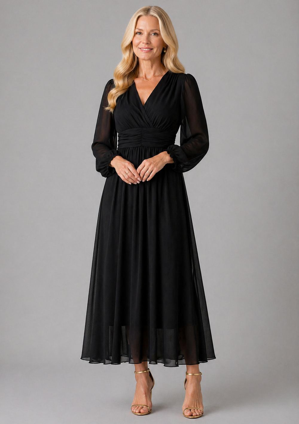 Eliane - Vestido Envelope Elegante